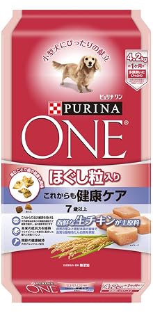 ピュリナ ワン ドッグ ほぐし粒入り 7歳以上 これからも健康ケア チキン 4.2kg