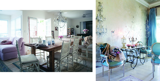 創始者レイチェル・アシュウェルの自宅にも美学が貫かれている