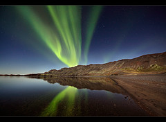 Cold and Still - Aurora at Kleifarvatn, Iceland