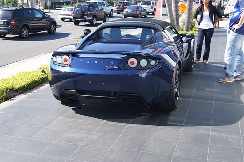 tesla back