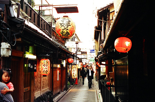 祇園白川付近