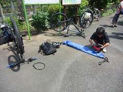 輪行解除中