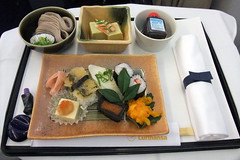 Lufthansa LH741 KIX-FRA Business Class In-flight Meal