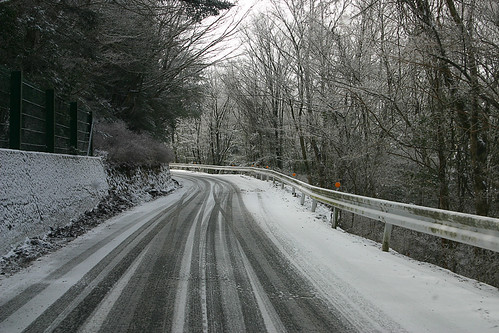 Snow scene of Miyazaki