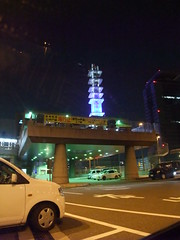 京橋PAの夜景(F100fd)