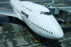 Qantas Boeing 747-400ER at SFO