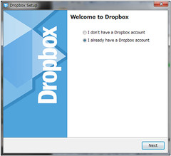 dropbox setup lap1