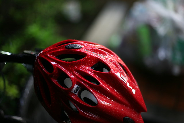 Rain and bicycle
