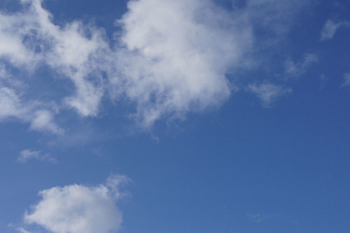 晴れた空