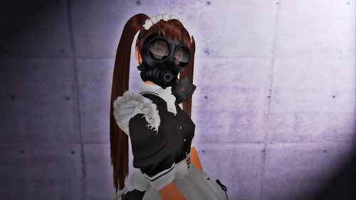 Maid in Gas Mask 01