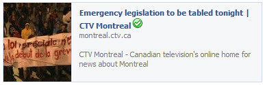 Emergency legislation to be tabled tonight | CTV Montreal
