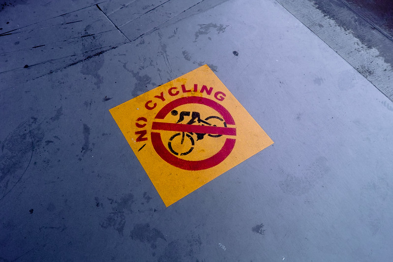 NO CYCLING