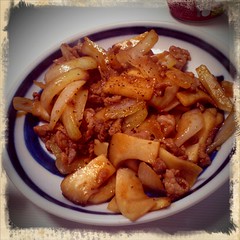 しょっばいもの食べたいと言ったら、野菜炒め作ってくれた！