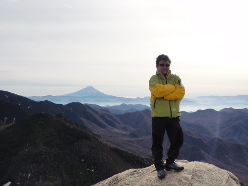 瑞牆山山頂から