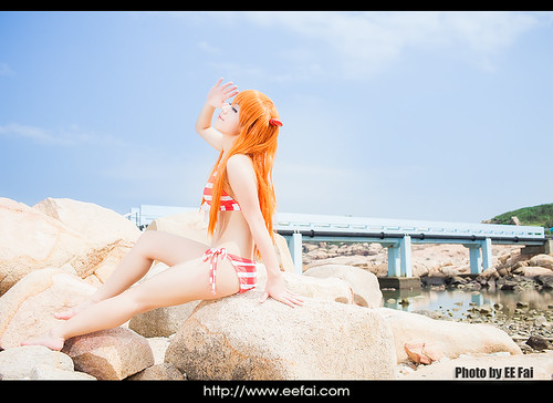 Neon Genesis Evangelion 新世紀エヴァンゲリオン 新世紀福音戰士 惣流 明日香 Asuka アスカ Cosplay 水著