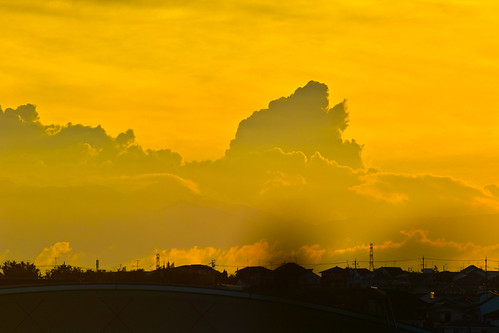 Clouds in the sunset