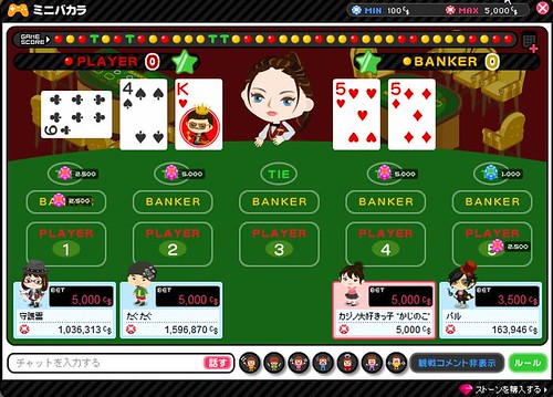 オンラインカジノアメーバピグカジノジャックポットスロットルーレットブラックジャックミニバカラレポートプレイ日記かじのこ