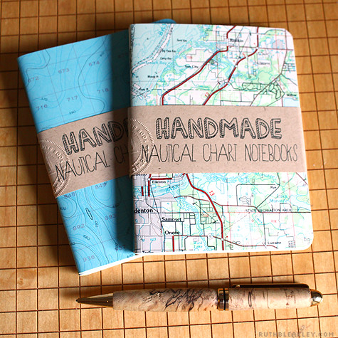 Notebooks-made-from-Nautical-Charts-Ruth-Bleakley