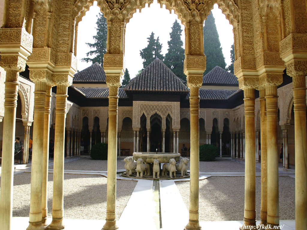 獅子のパティオ