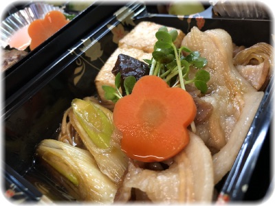 丁寧に仕上げたすき焼き弁当♪舟木亭