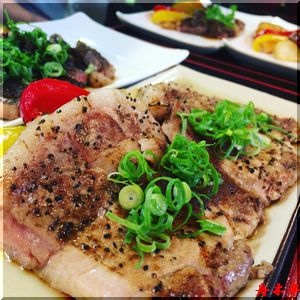 牛肉が苦手なお客様には上州麦豚ステーキを♪舟木亭