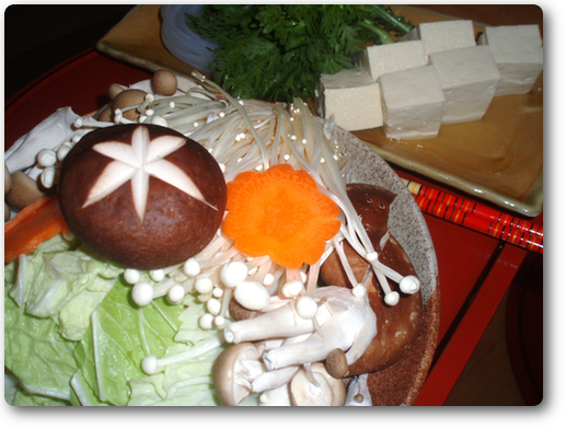 おいしい野菜も楽しめる真鯛しゃぶしゃぶ♪ご予約にて真鯛のしゃぶしゃぶも承ります♪舟木亭