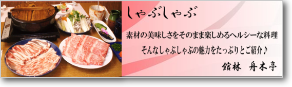 シェアして楽しむしゃぶしゃぶ忘年会♪舟木亭館林店