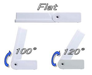 ドウシシャ 3電源(AC,USB,乾電池) 10cm コンパクトデスク扇風機 風量2段切替機能付 ホワイト