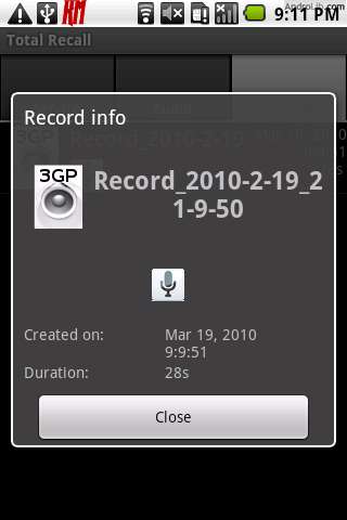 Total Recall Call Recorder (Symbian)- Free.