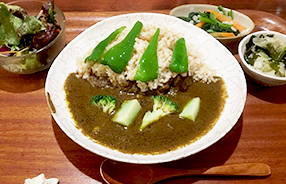 グリーンカレー定食