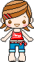 女の子夏バージョン