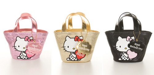 HbG HbG×Hello kitty Glitter Tote Bag