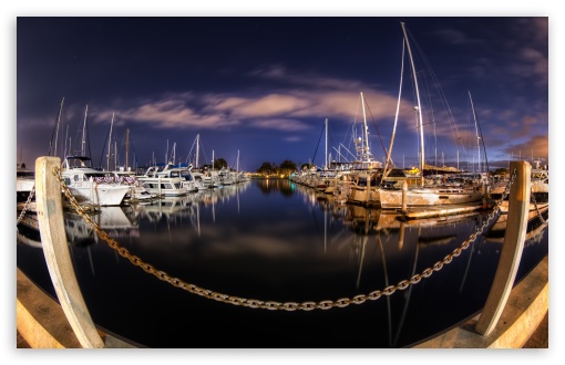 Calm Harbor HD desktop wallpaper 