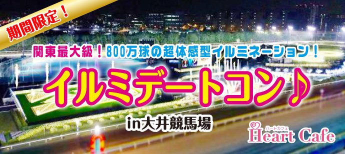 期間限定 関東最大級 800万球の超体感型イルミネーション バージョンアップで光のバラ園登場 東 アクティブ系婚活イベントのハートカフェ 開催レポート大公開