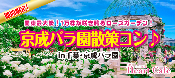 30代40代中心 大人世代で気兼ねなく 期間限定 関東最大級 1万株が咲き誇るローズガーデン 恋 アクティブ系婚活イベントのハートカフェ 開催レポート大公開