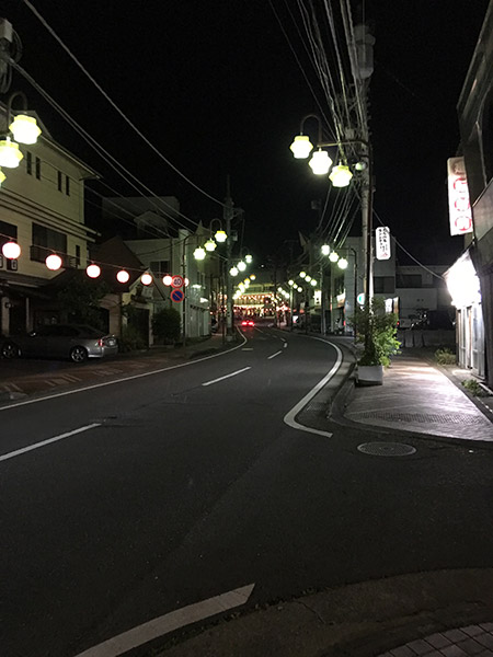 夜の湯河原