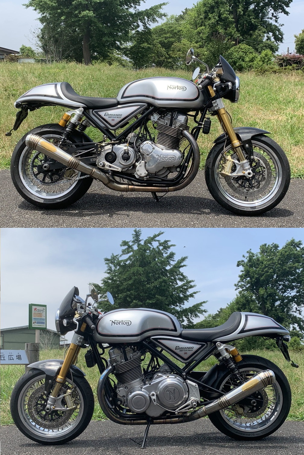 15年式 Norton Commando 961 Cafe Racer ツキギワンオフ Motorcycle Factory 閃屋