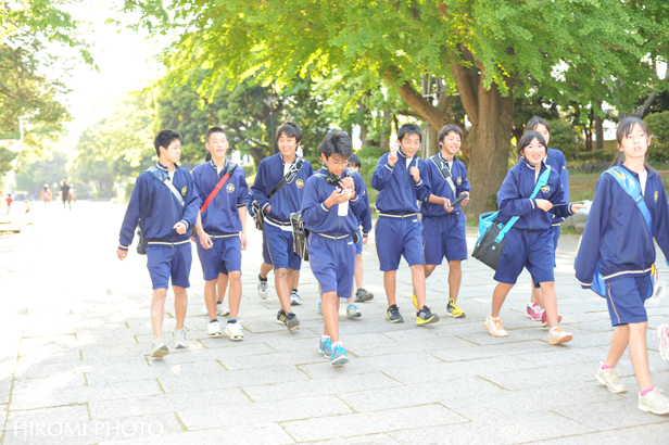平塚総合公園にて