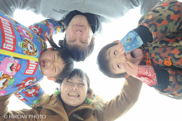 プロフィール用家族写真撮影