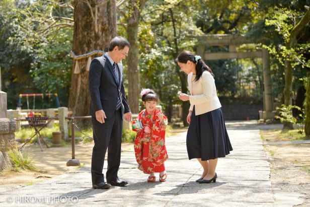 春の七五三撮影