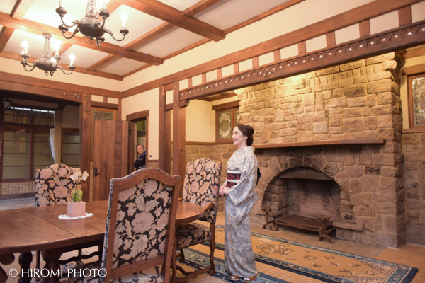 熱海起雲閣にて着物撮影