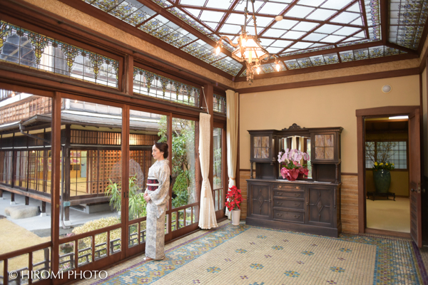 熱海起雲閣にて着物撮影