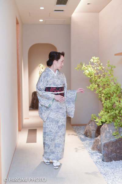 熱海日本料理凛さんにて着物美人