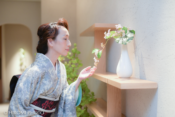 熱海日本料理凛さんにて着物美人