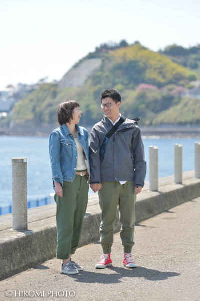 A couple photo at Yugawara Seaside