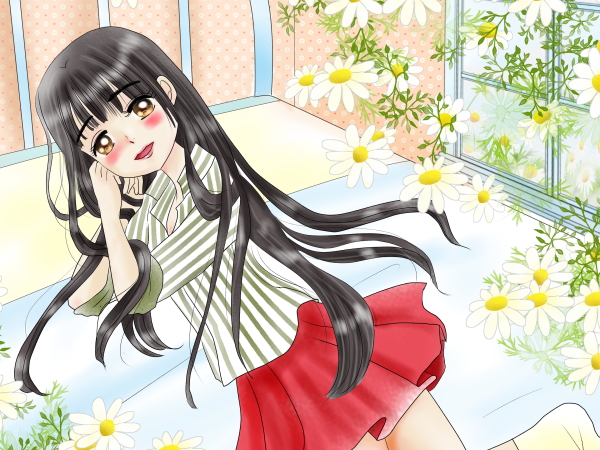 誕生花のイメージ女の子