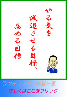 やる気を減退させる目標、高める目標