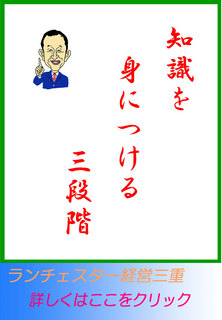 知識を身につける三段階