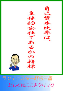自己資本比率は、主体的会社であるかの指標
