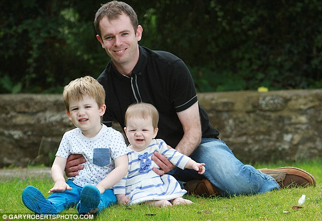 Delight: After a painful few years of fighting cancer, Richard Norman has something he can be proud of